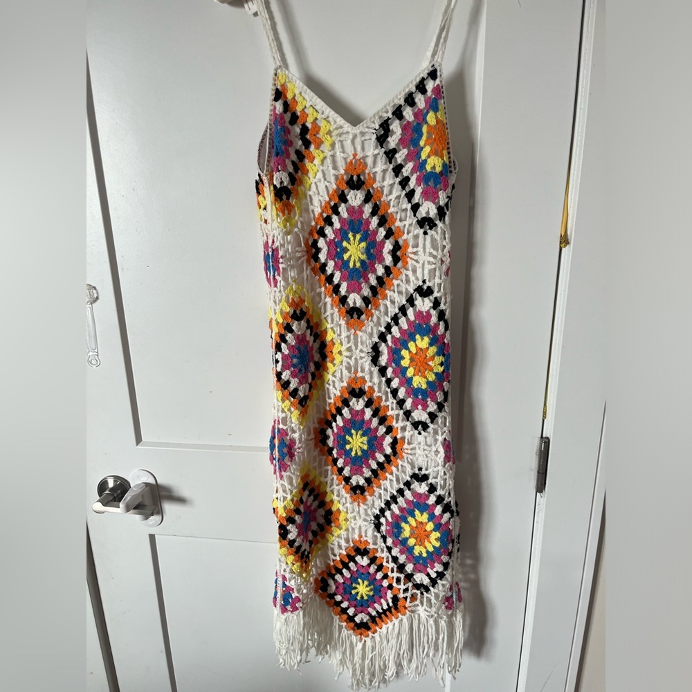 NWT crochet midi dress